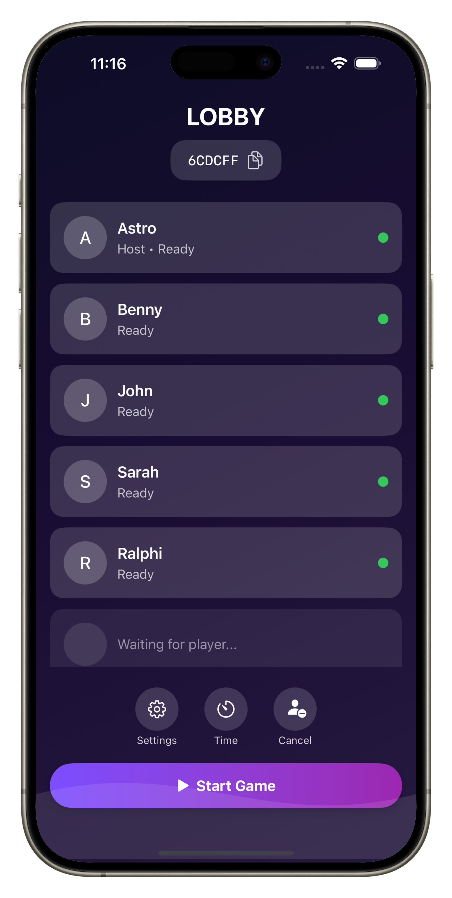 Multiplayer Lobby